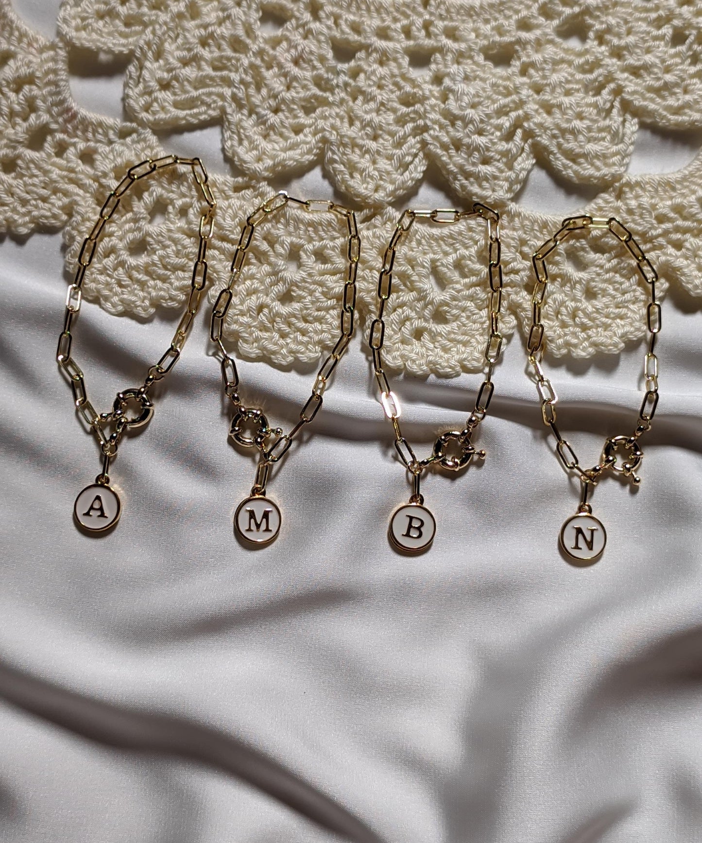 Golden Letter Bracelet