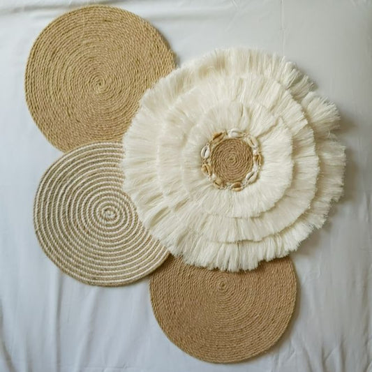 Round Shaped Home Wall Hangings Set