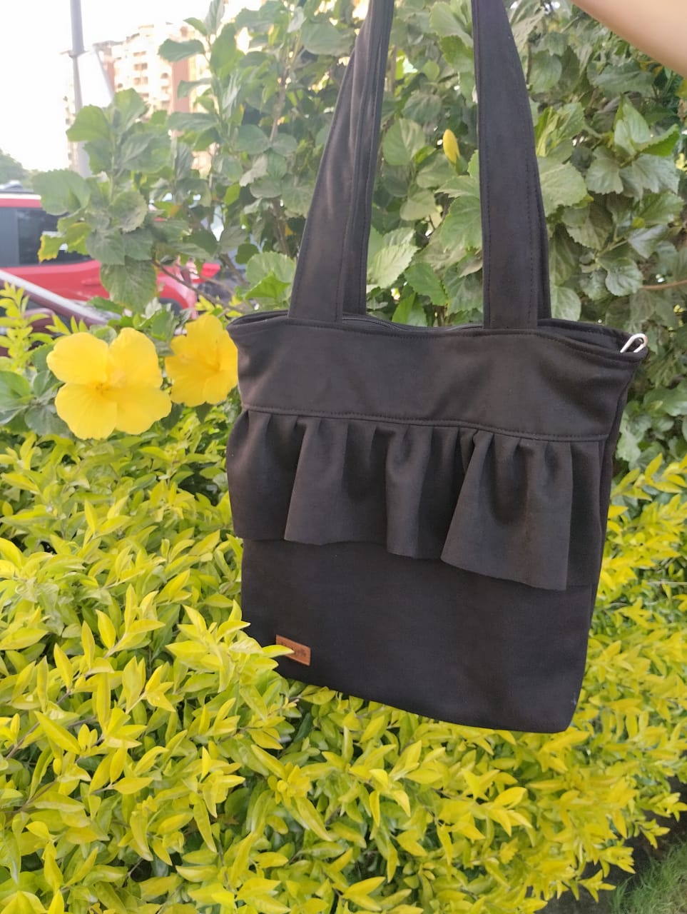 Handmade Black Handbag