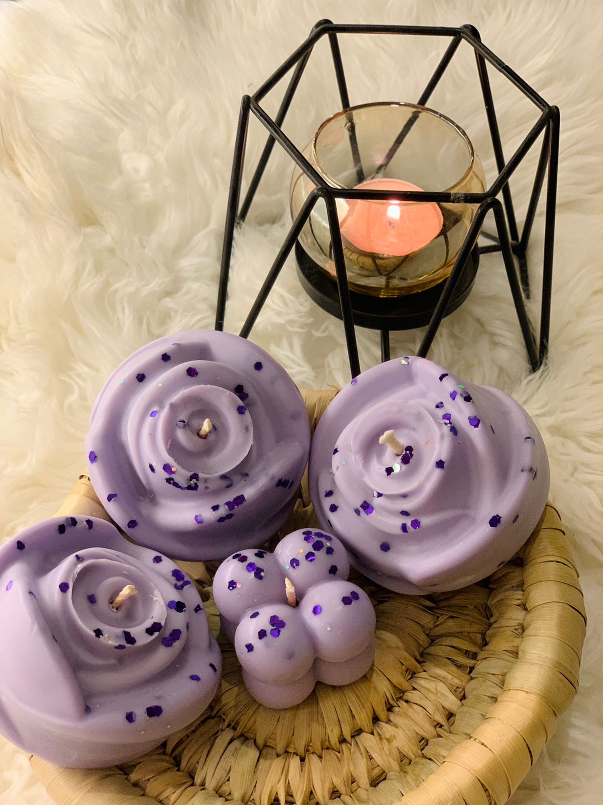 Scented Candles Rose Shaped