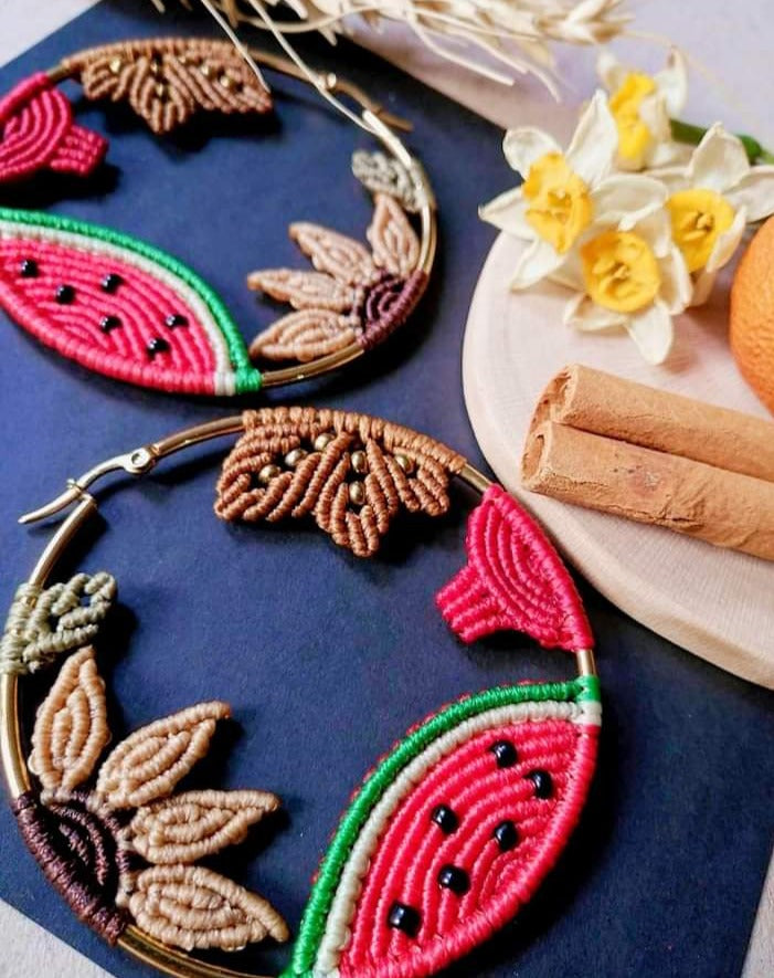 Watermelon Earrings