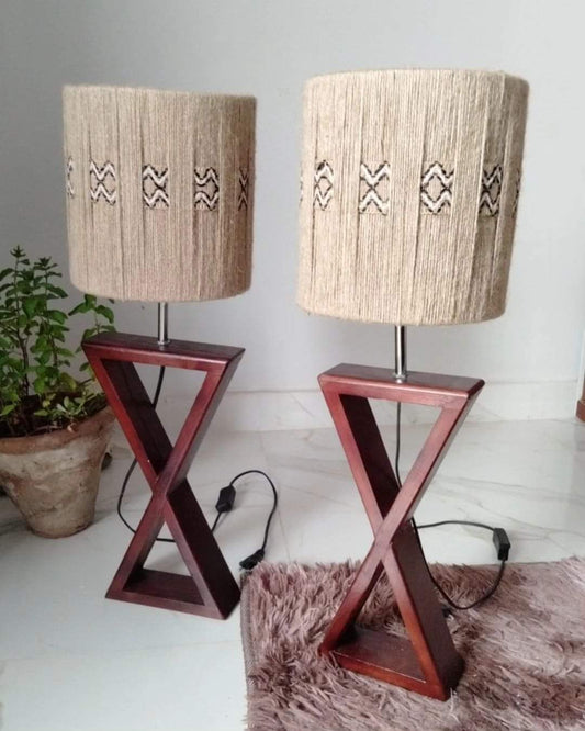 Weaving Table lamp, standing lamp, 1pc